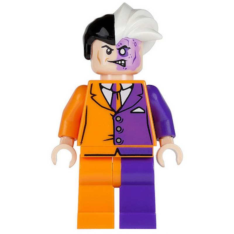 SH007 Two-Face, Orange And Purple Suit