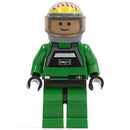 SW0031A Rebel Pilot A-wing - Light Nougat Head, Trans-Brown Visor, Green Jumpsuit