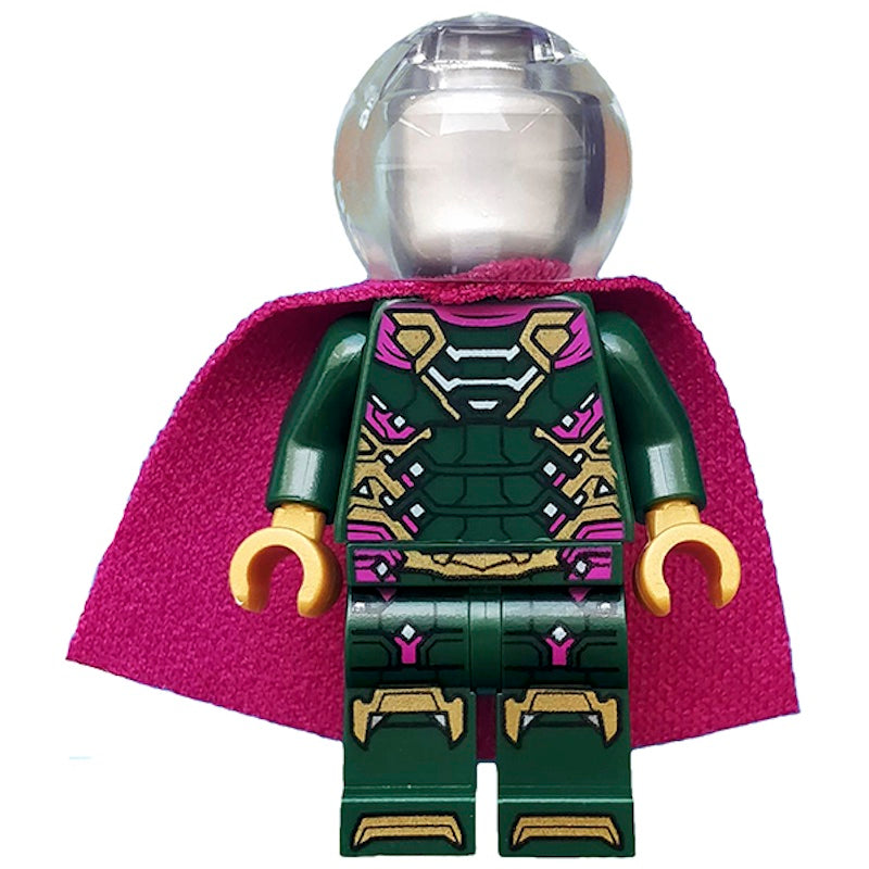 SH580 Mysterio, Magenta Trim, Flat Silver Head, Trans-Clear Helmet