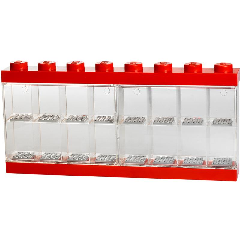 40660601 Minifigure Display Case 16 - Red