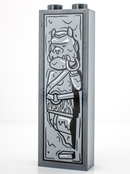 SW1169S Gamorrean Guard in Carbonite (Brick 1 x 2 x 5 with Sticker)