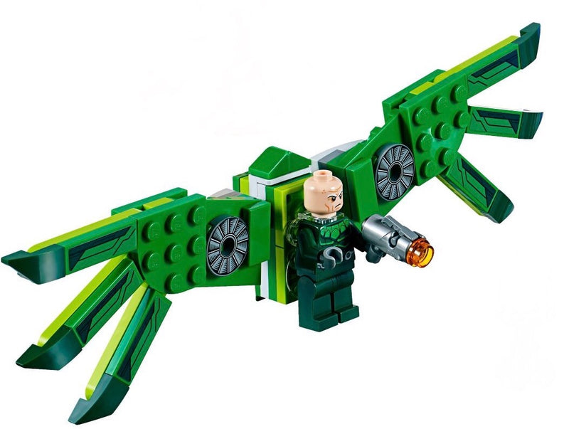 SH538 Vulture, Dark Green Costume, Neck Bracket, with Brick Built Wings