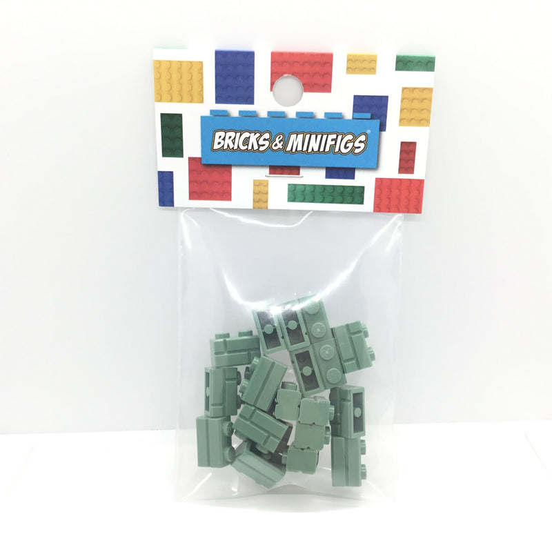 CP Profile Brick 1 x 2 - 20 Pack (Sand Green)
