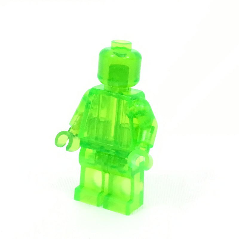 Minifigure Prototype - Transparent Bright Green