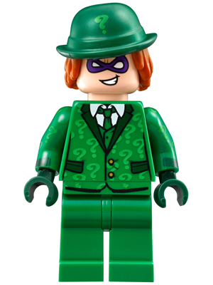 SH334 -  The Riddler - Suit and Tie, Hat with Hair