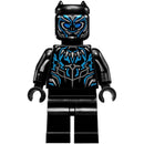 SH0478 Black Panther, Claw Necklace, Metallic Light Blue Highlights