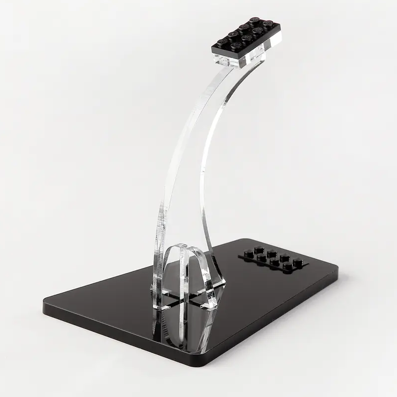 Acrylic Display Stand (AS02-15b) - Classic 15 Stand - Black Base