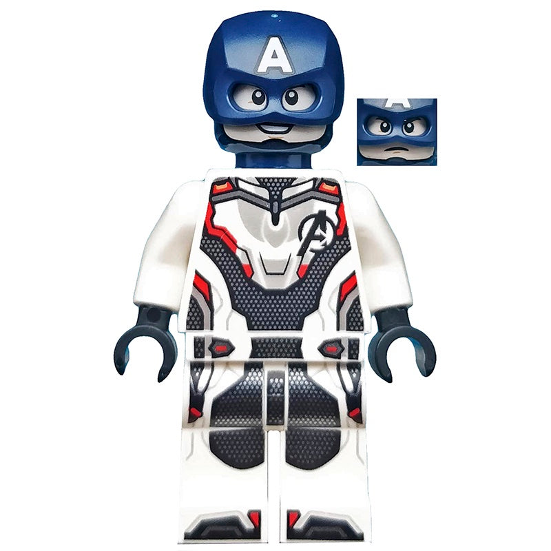 SH560 Captain America - White Jumpsuit, Helmet