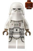 SW1180  Snowtrooper - Female, Printed Legs, Dark Tan Hands, Reddish Brown Head, Open Mouth Smirk