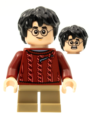 HP278 Harry Potter, Dark Red Torn Sweater
