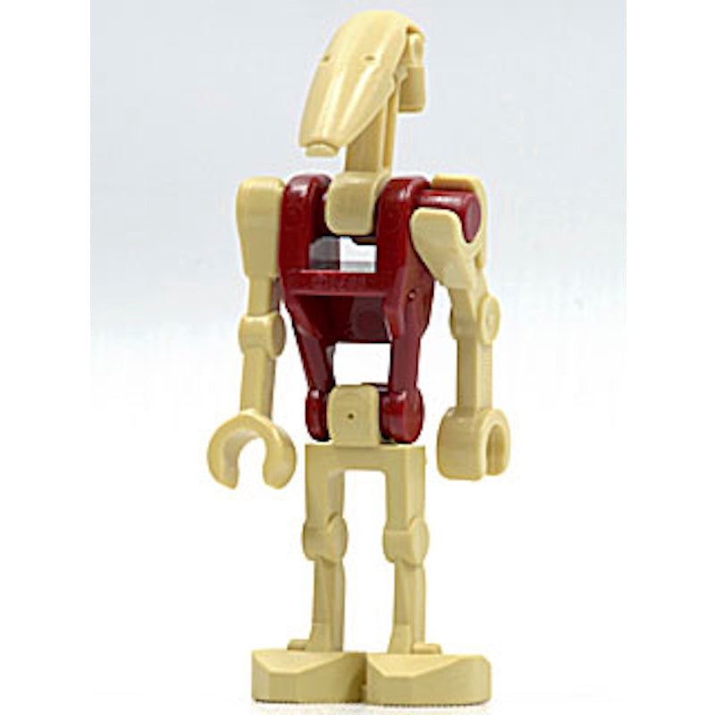 SW0096 Battle Droid Security with Straight Arm and Dark Red Torso