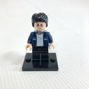 HP087 Harry Potter, Dark Blue Open Jacket with Stripe, Black Legs