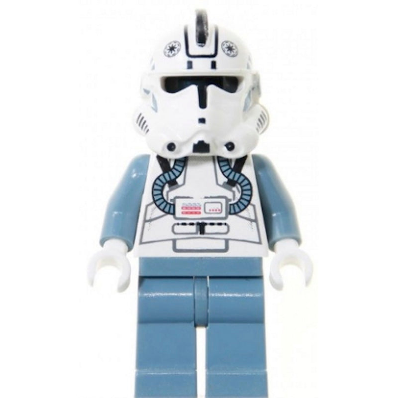 SW0118 Clone Trooper V-wing Pilot (Phase 2) - Sand Blue Arms and Legs, Black Head