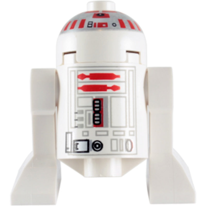 SW0029 Astromech Droid, R5-D4, Short Red Stripes on Dome