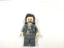 HP352 Sirius Black - Dark Brown Hair, Dark Bluish Gray Jacket over Tattered Striped Shirt, Plain Legs