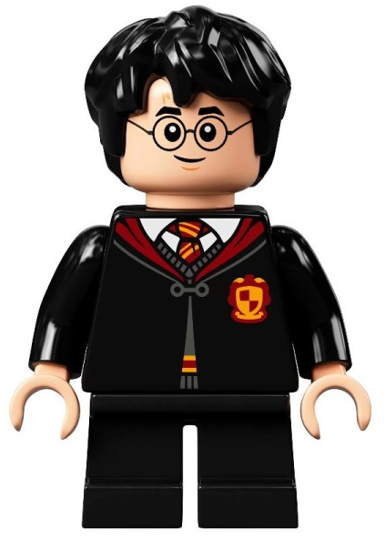 HP281 Harry Potter, Gryffindor Robe, Sweater, Shirt and Tie, Black Short Legs