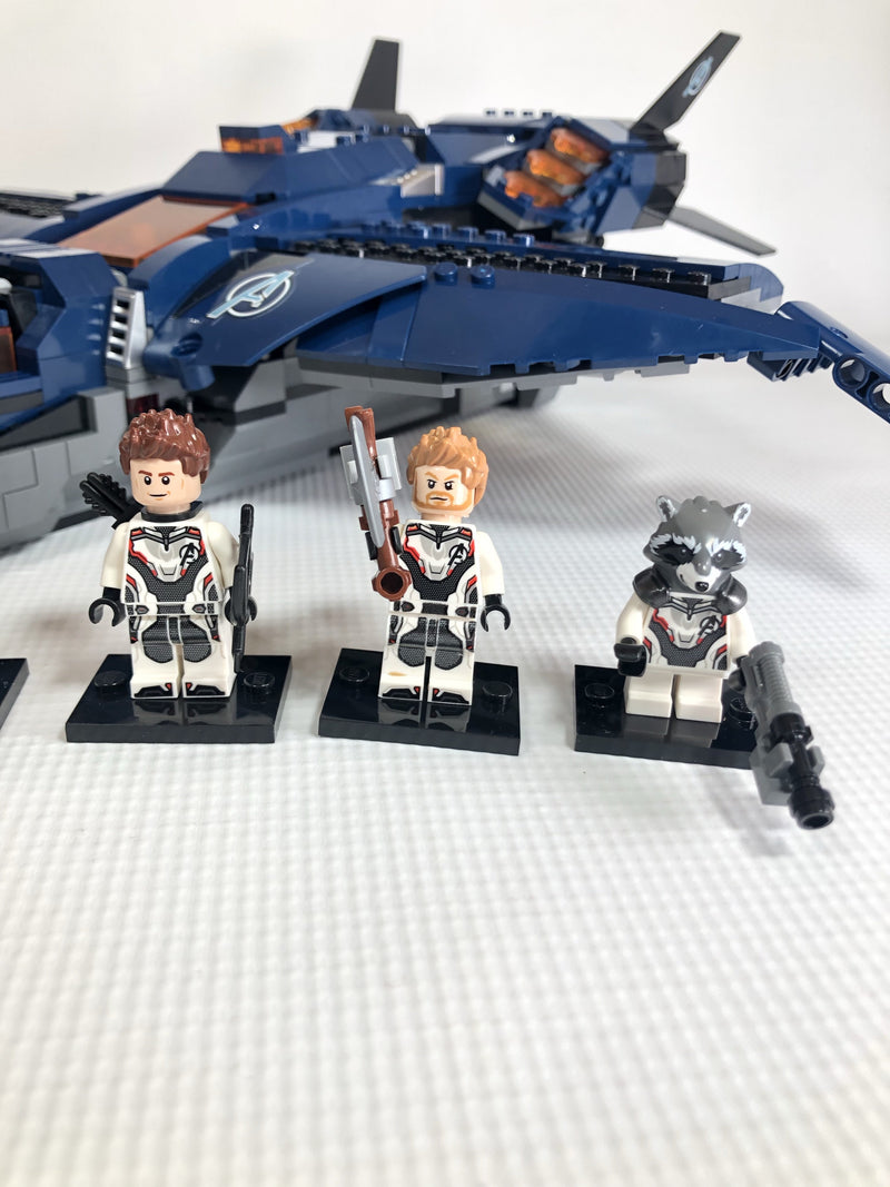 76126 Avengers Ultimate Quinjet - All Minifigures