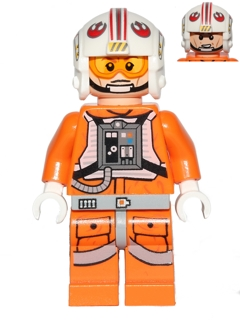 SW0569 Luke Skywalker (Pilot, Printed Legs, Cheek Lines)