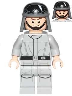 SW0797 Imperial AT-ST Driver (Helmet with Printed Goggles, Light Bluish Gray Jumpsuit, Printed Legs)