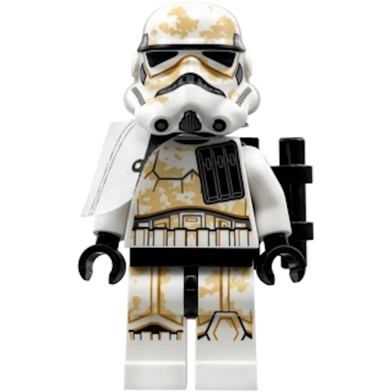 SW0894 Sandtrooper (Sergeant) - White Pauldron, Ammo Pouch, Dirt Stains, Survival Backpack