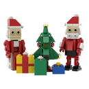 BrikFigs December - Mr. and Mrs. Claus