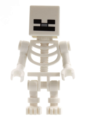 MIN011 Skeleton with Cube Skull