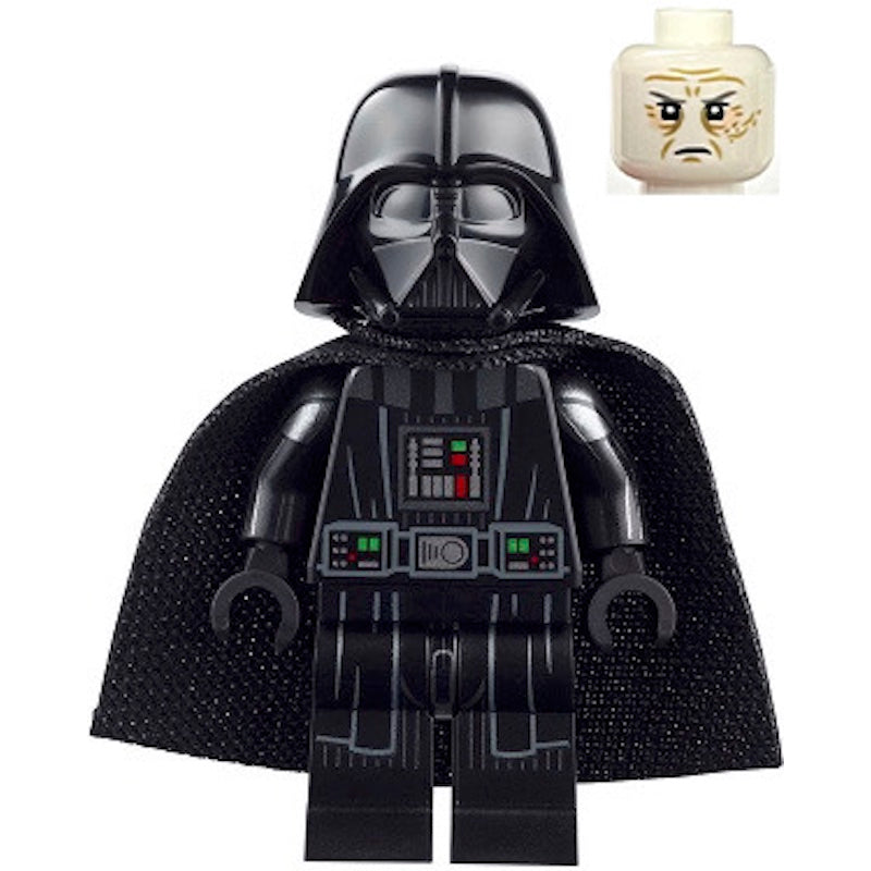 SW1249 Darth Vader - Printed Arms, Spongy Cape, White Head with Frown