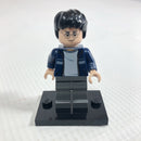 HP116 Harry Potter, Dark Blue Open Jacket with Stripe, Dark Bluish Gray Legs