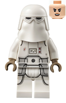 SW1178  Snowtrooper - Female, Printed Legs, Dark Tan Hands, Light Nougat Head, Angry Smile