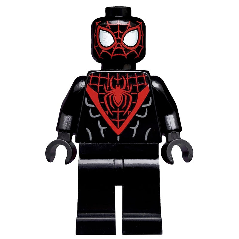 SH540 Spider-Man (Miles Morales) - Red Webbing on Head, Black Hands